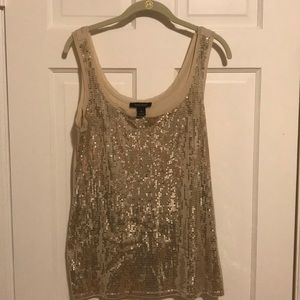 Champagne Sparkle Tank Top